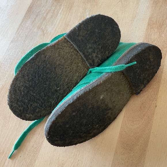 Crewcuts Macalister green suede chukka boots size 11 toddler - Picture 4 of 4